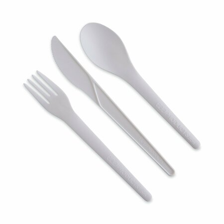 Eco-Products Plantware Renewable & Compostable Fork - 6", PK1000 EP-S012